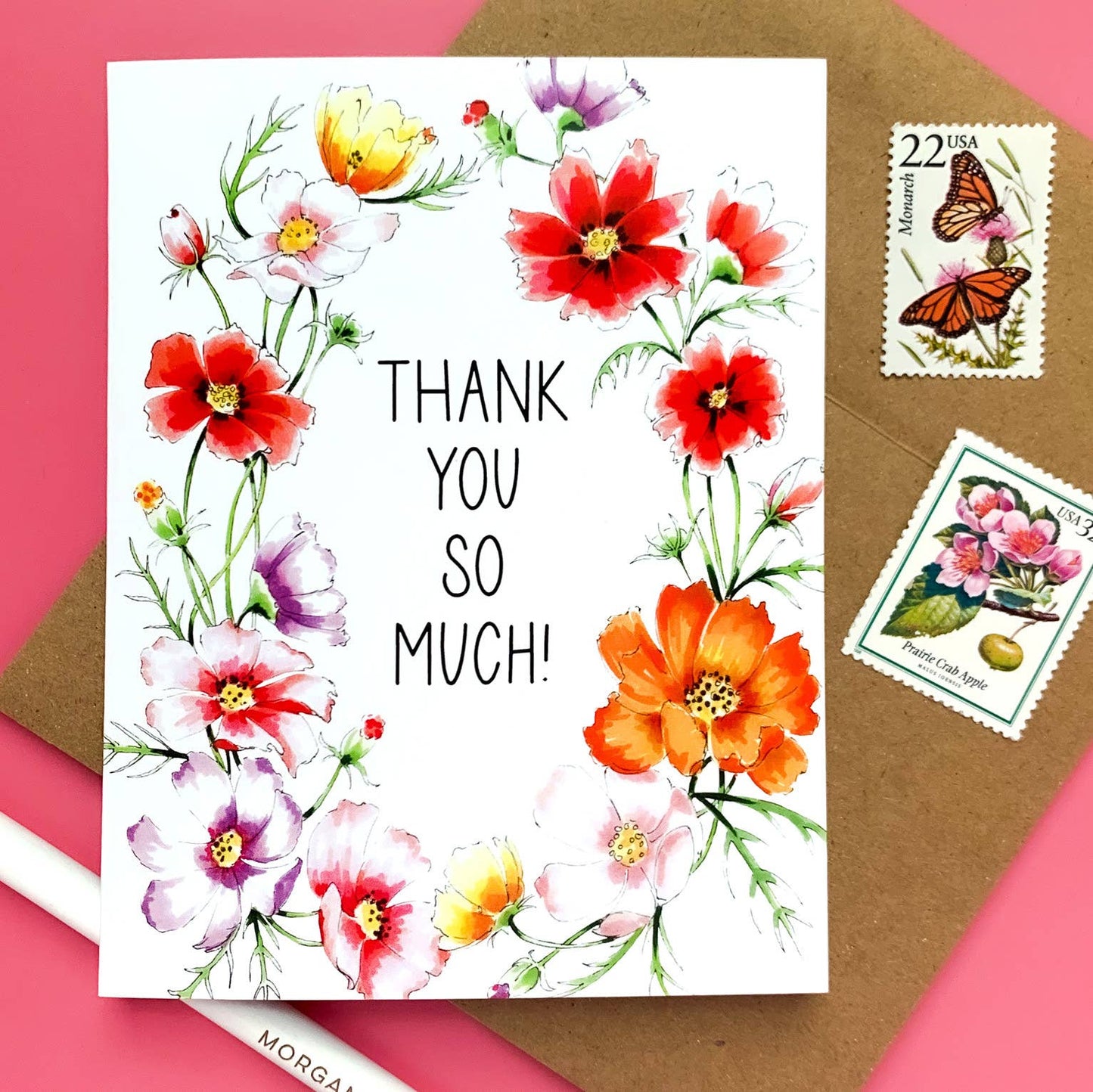 Thank You Cosmos Card