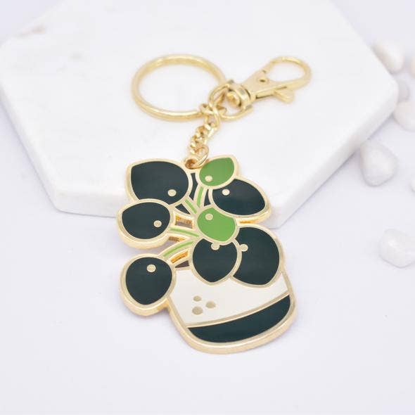 Pilea Keychain - Pilea peperomioides - Chinese money plant