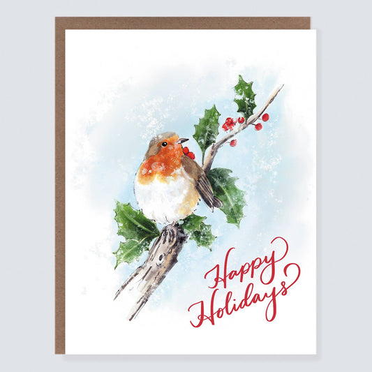 Winter Robin Card