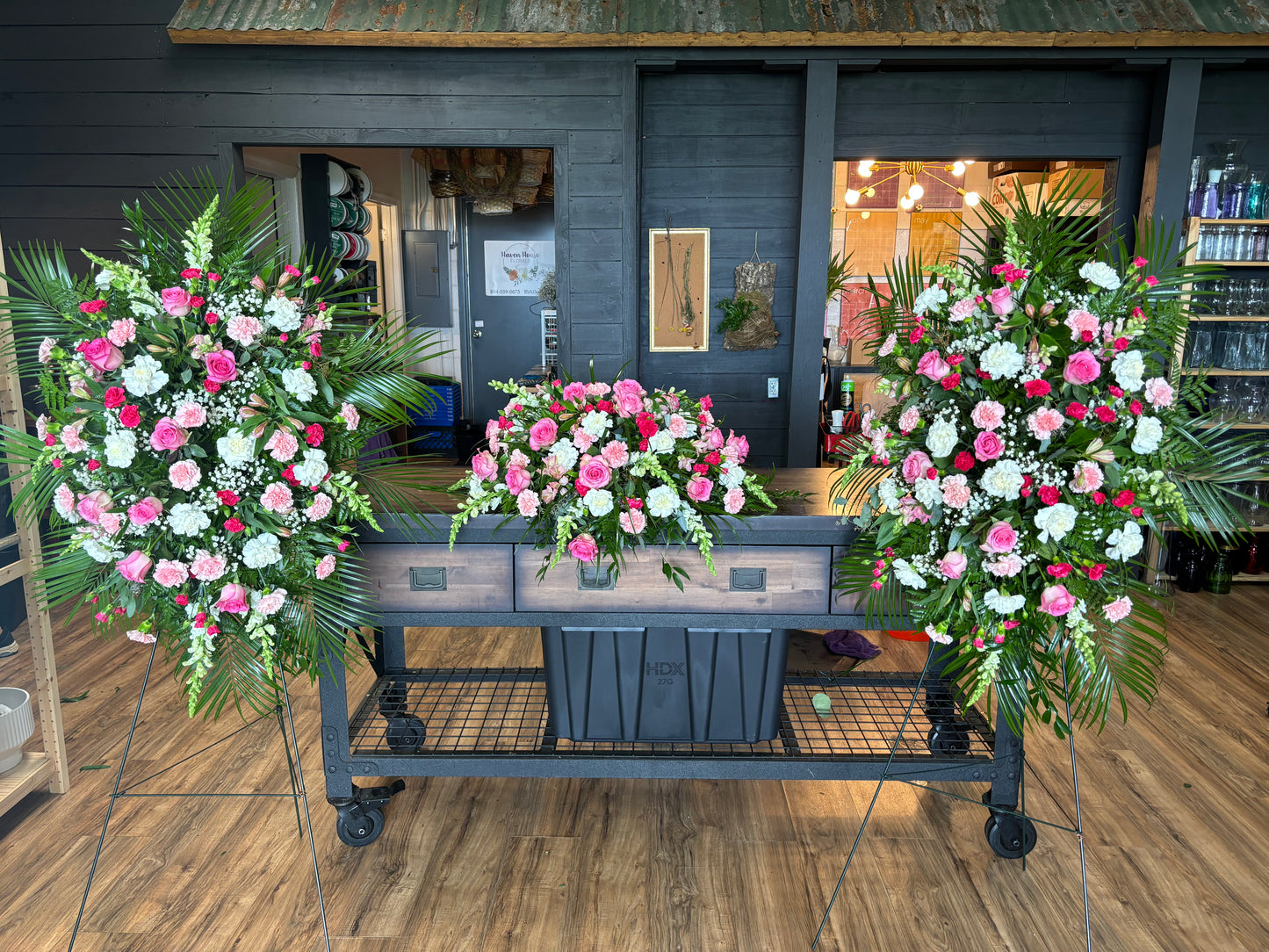 Custom Casket Saddle