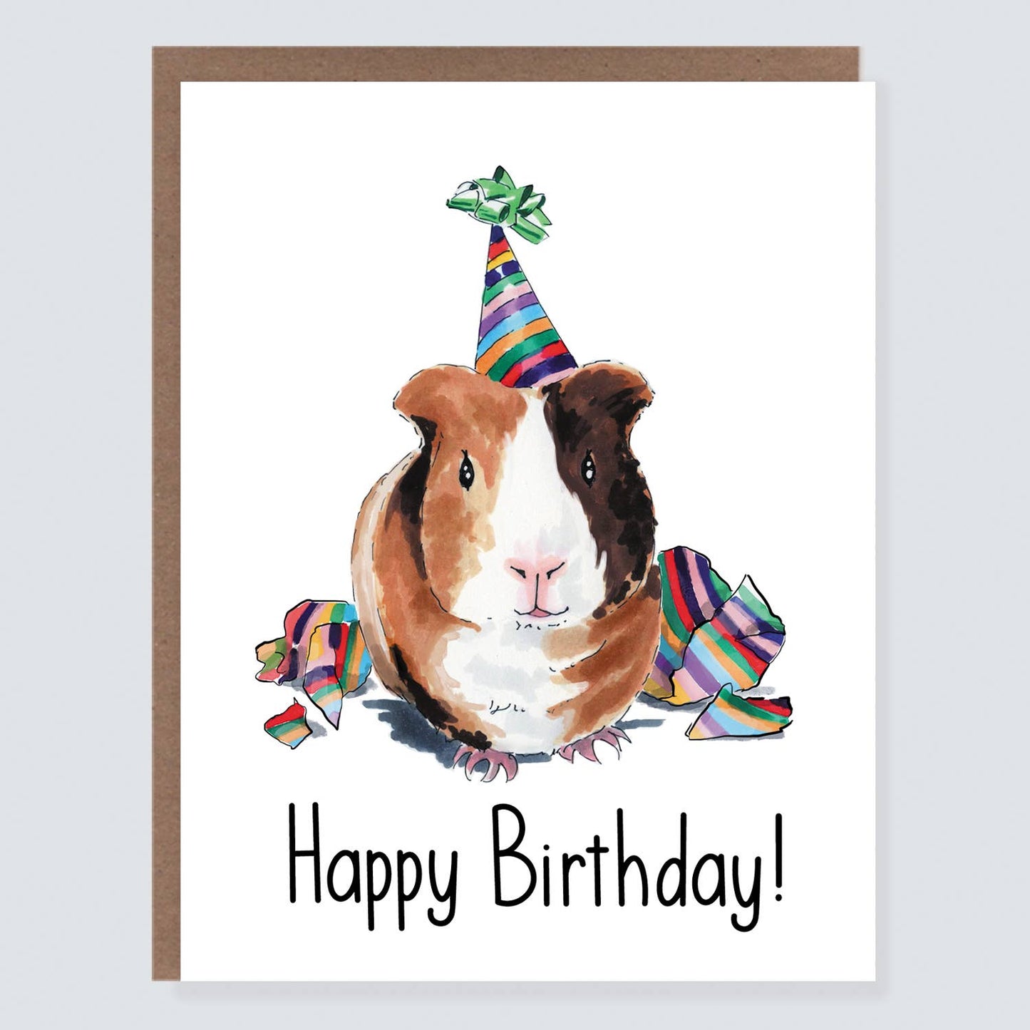 Guinea Pig Birthday Card
