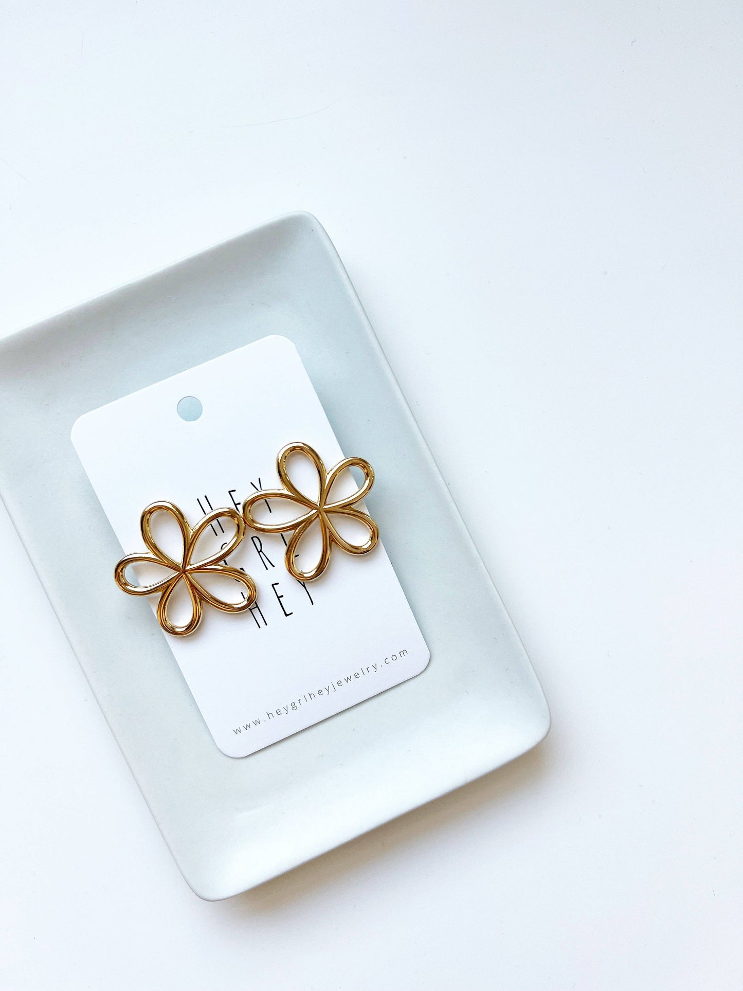 The Flower Statement Stud Earrings