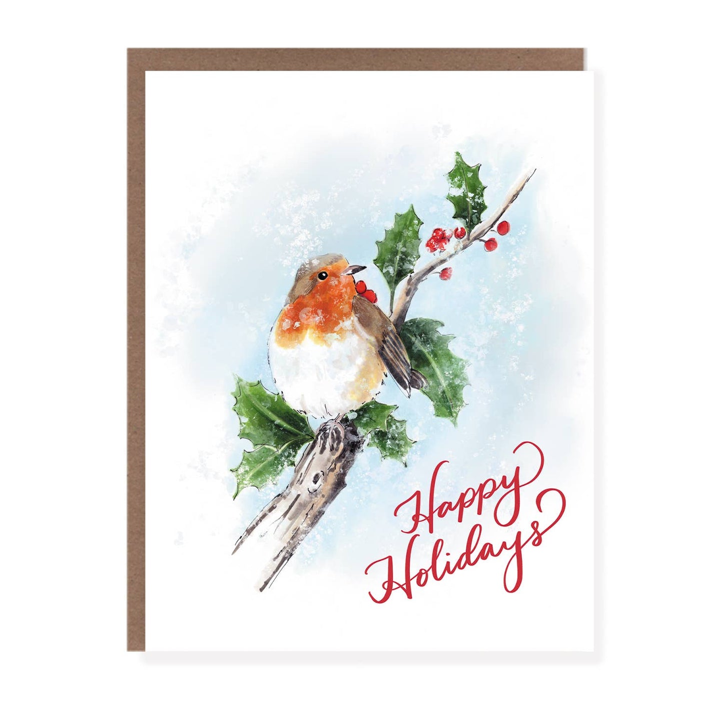 Winter Robin Card